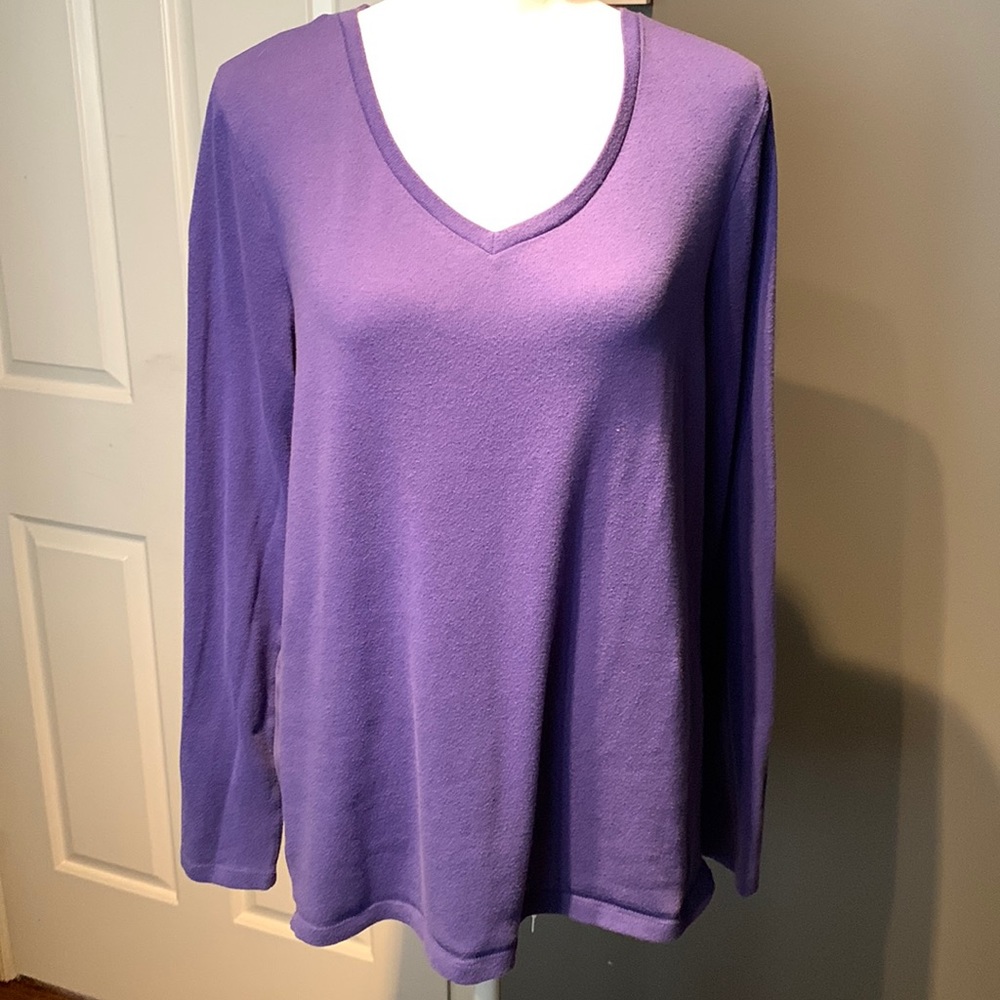 Violet Talbots V-Neck Tunic Sweater